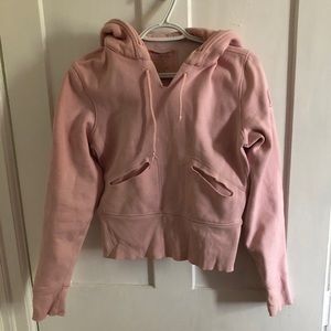 Light pink Lululemon hoodie